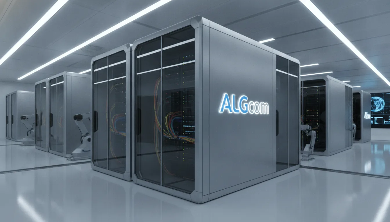 Data centers modulares ALGcom em ambiente tecnológico avançado. | Imagine Company - Agência de Marketing e Vendas em Goiânia - GO - BRASIL