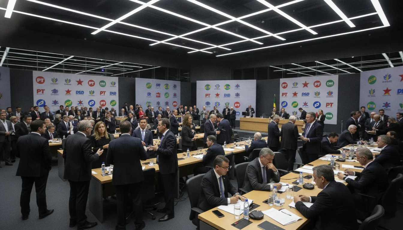 Cinco Maiores Partidos da Câmara Indefinidos em 2026