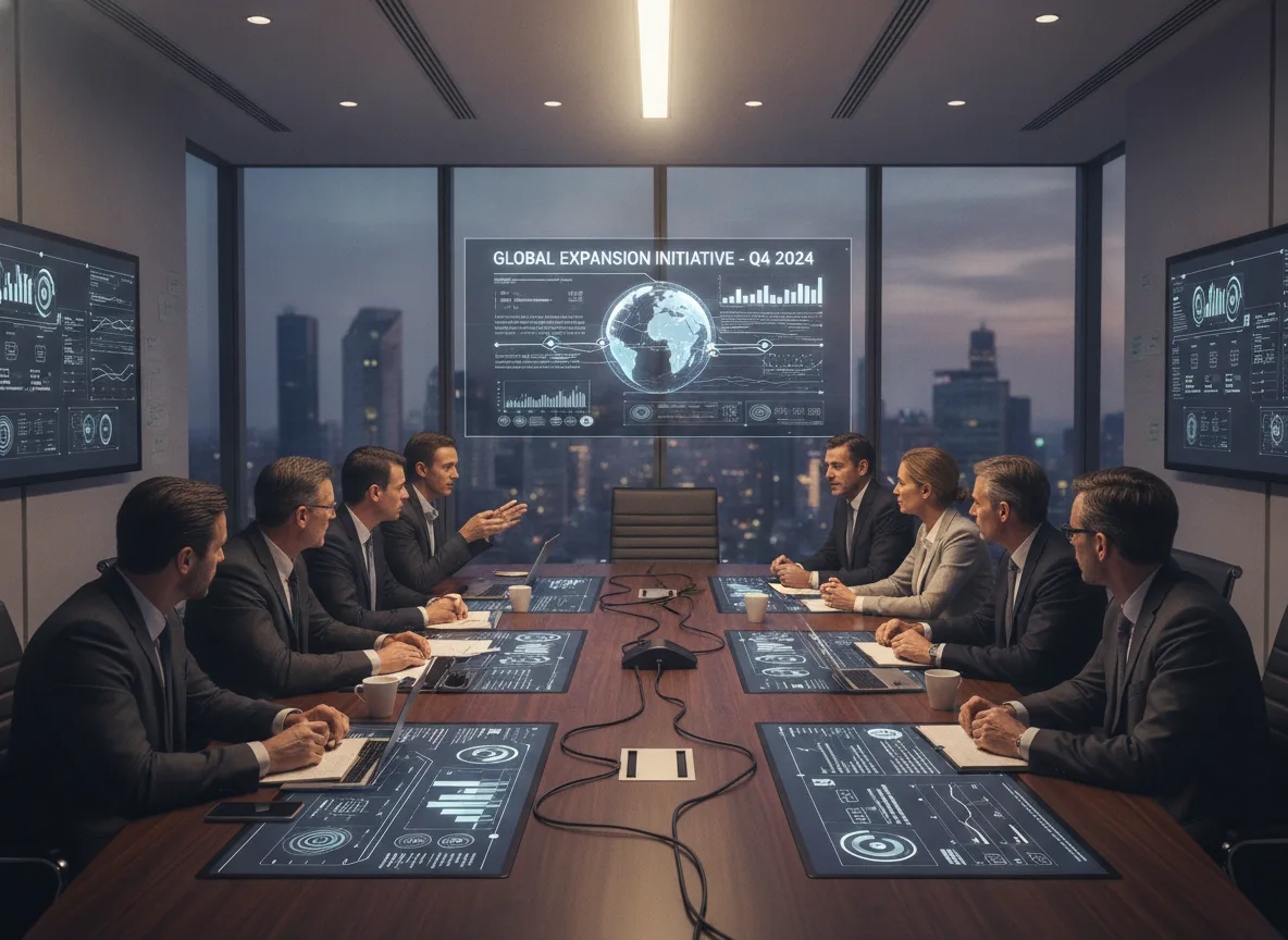 Executivos em reunião sobre reorganização da Cosan e saída da Bolsa de NY | Imagine Company - Agência de Marketing e Vendas em Goiânia - GO - BRASIL