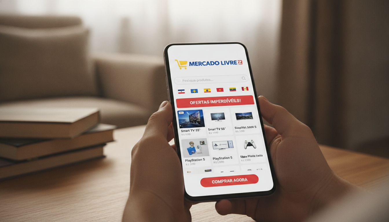 Criminosos Criam Site e App Falsos do Mercado Livre para Golpes