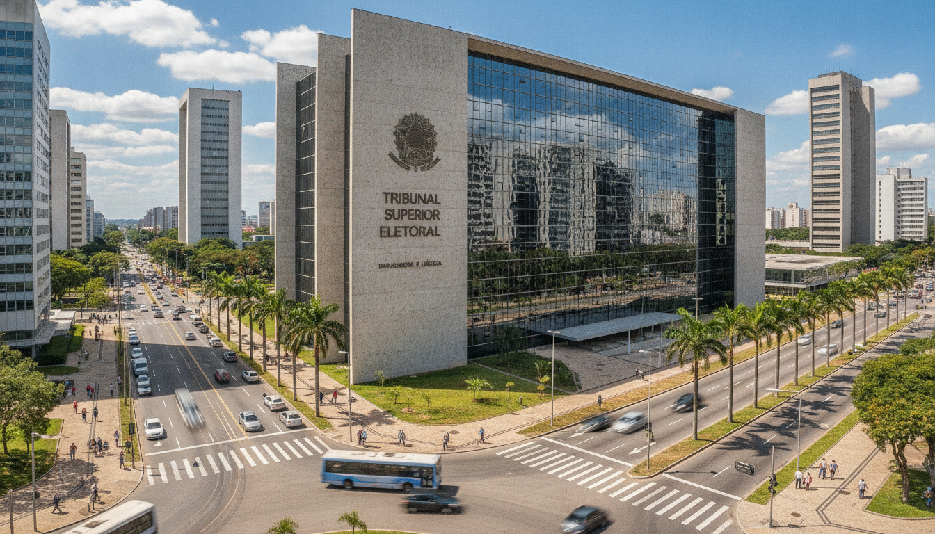 Prédio do Tribunal Superior Eleitoral em Brasília, Brasil. | Imagine Company - Agência de Marketing e Vendas em Goiânia - GO - BRASIL
