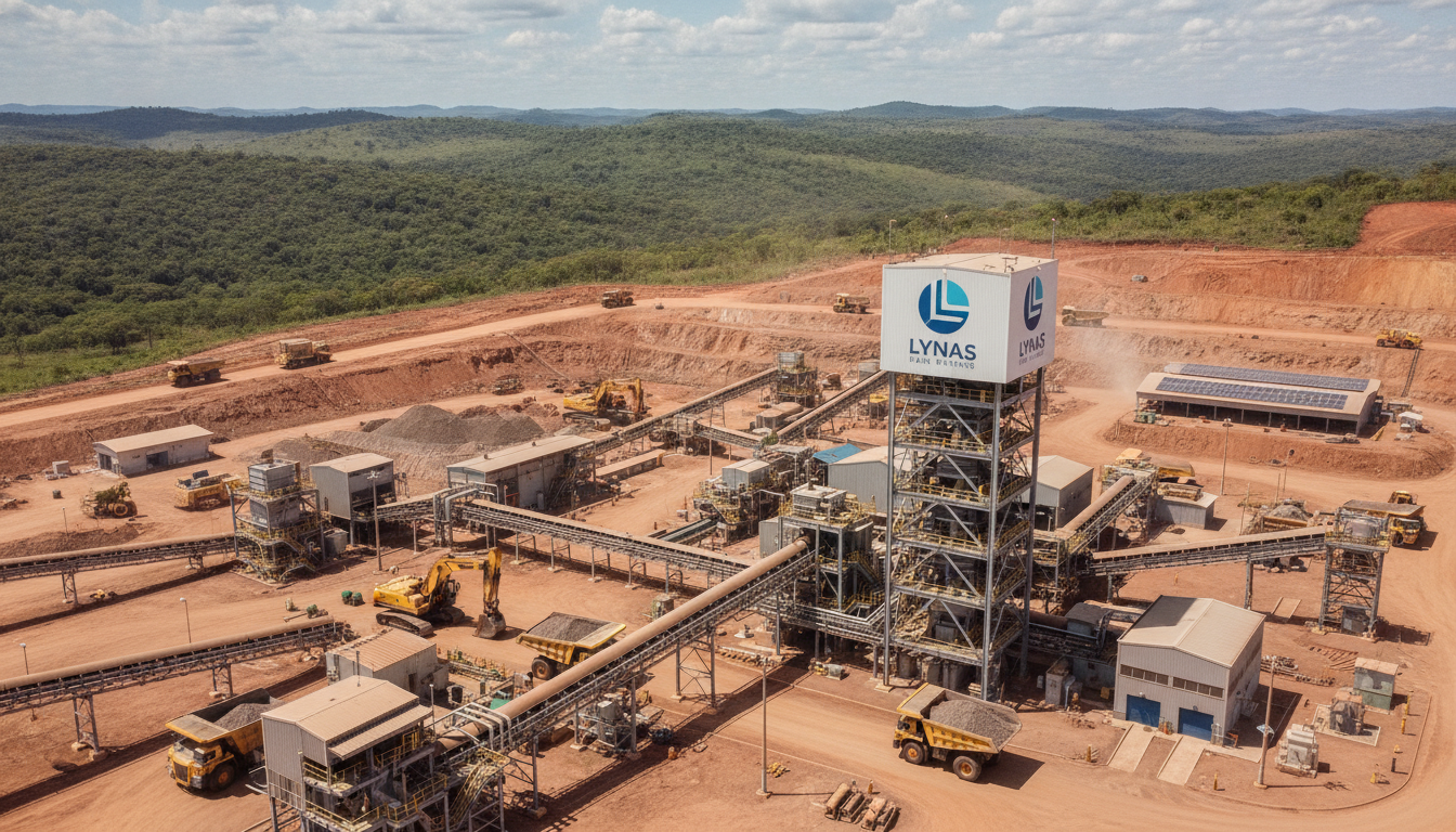 Vista aérea de instalação de mineração de terras raras em área rural | Imagine Company - Agência de Marketing e Vendas em Goiânia - GO - BRASIL