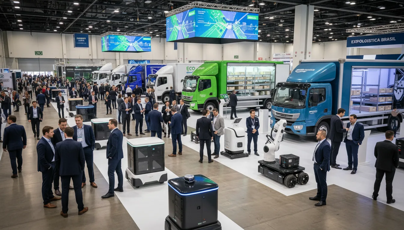 Imagem da Feira Logística em SP com robôs de entrega e caminhões elétricos | Imagine Company - Agência de Marketing e Vendas em Goiânia - GO - BRASIL