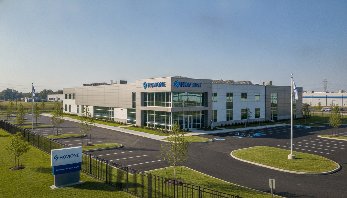 Imagem da nova unidade da Hovione em Nova Jérsia, EUA | Imagine Company - Agência de Marketing e Vendas em Goiânia - GO - BRASIL