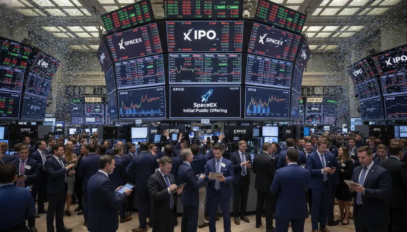Sala de operações com funcionários da SpaceX celebrando IPO na bolsa | Imagine Company - Agência de Marketing e Vendas em Goiânia - GO - BRASIL