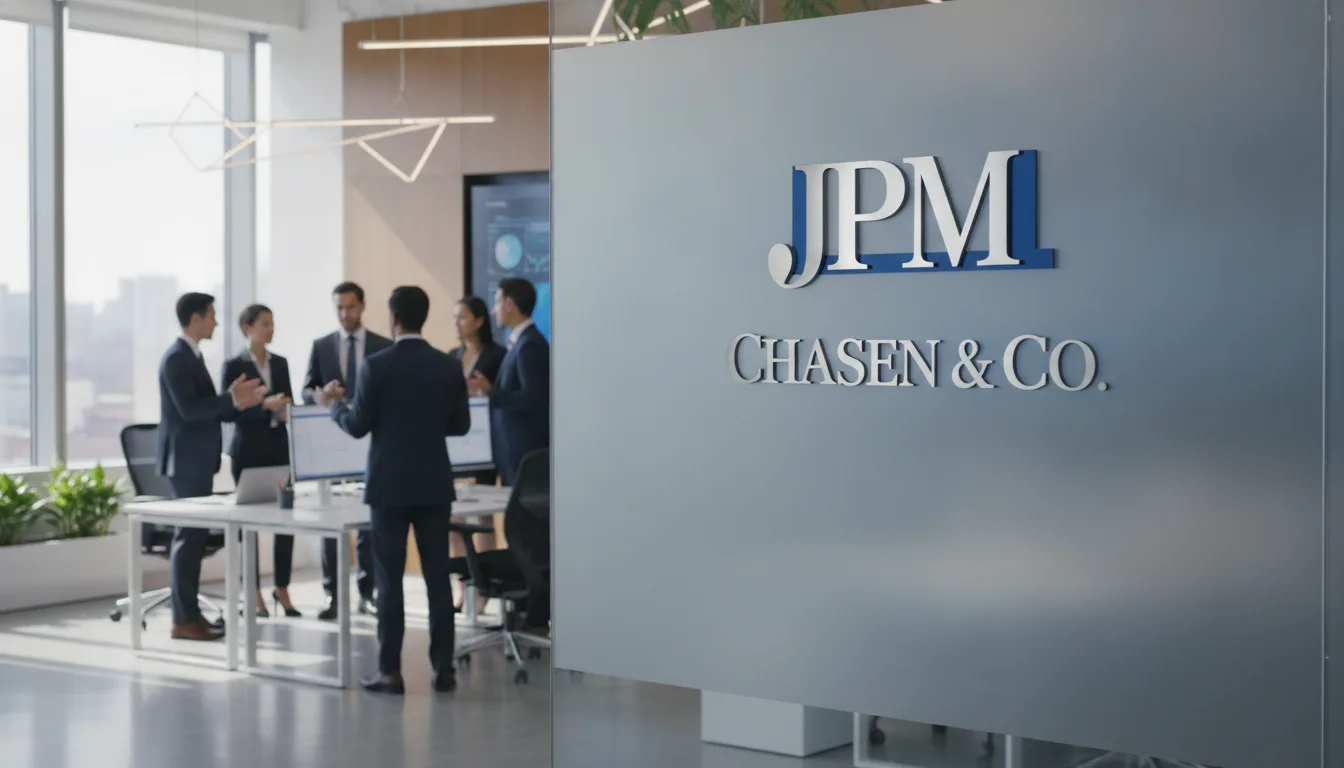 Executivos em reunião sobre ETF de tecnologia do JPMorgan | Imagine Company - Agência de Marketing e Vendas em Goiânia - GO - BRASIL