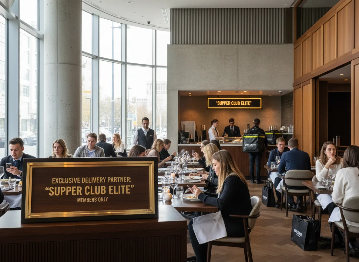 Restaurante com placa de exclusividade para membros do Supper Club Elite | Imagine Company - Agência de Marketing e Vendas em Goiânia - GO - BRASIL