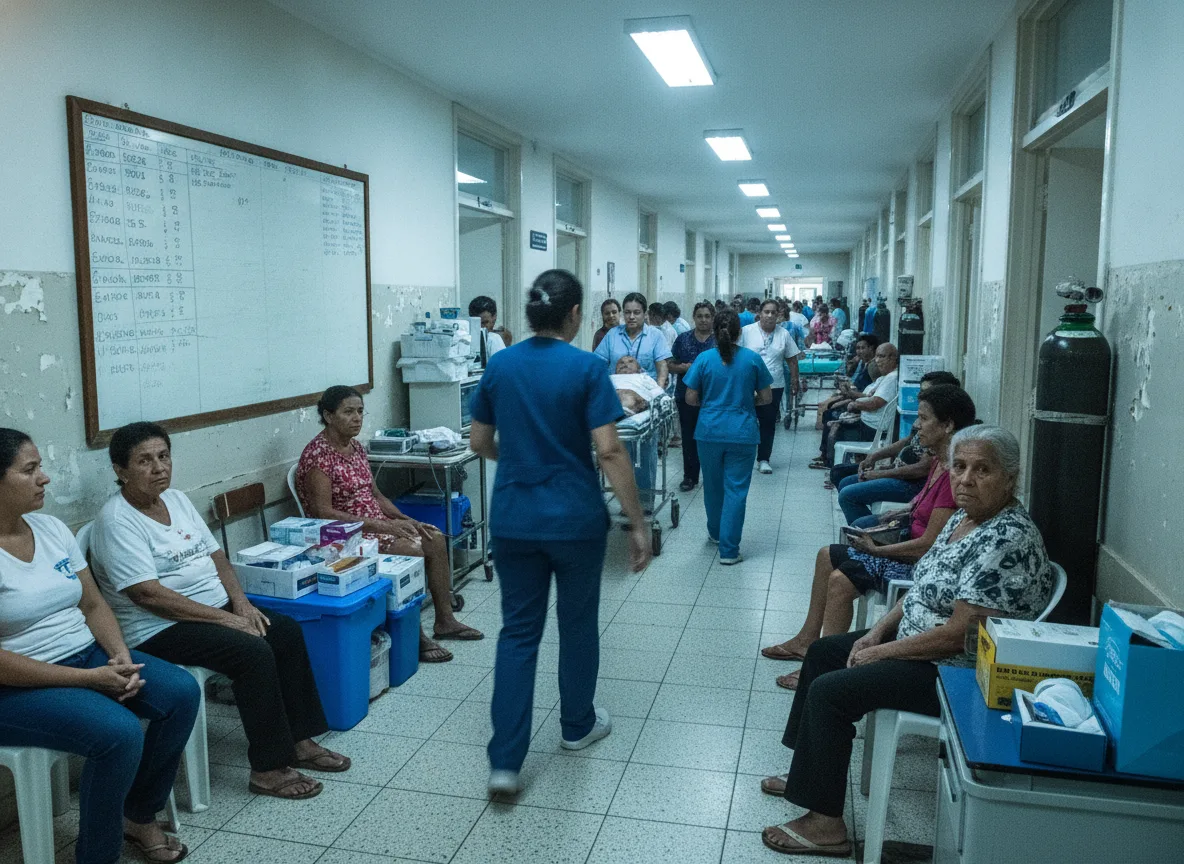Pacientes aguardam em corredor de hospital lotado no Brasil | Imagine Company - Agência de Marketing e Vendas em Goiânia - GO - BRASIL