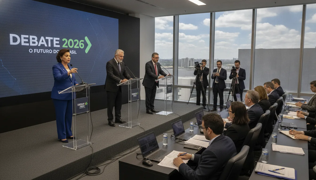 Pessoas em debate sobre pesquisa BTG/Nexus, destaque para Lula e Flávio. | Imagine Company - Agência de Marketing e Vendas em Goiânia - GO - BRASIL