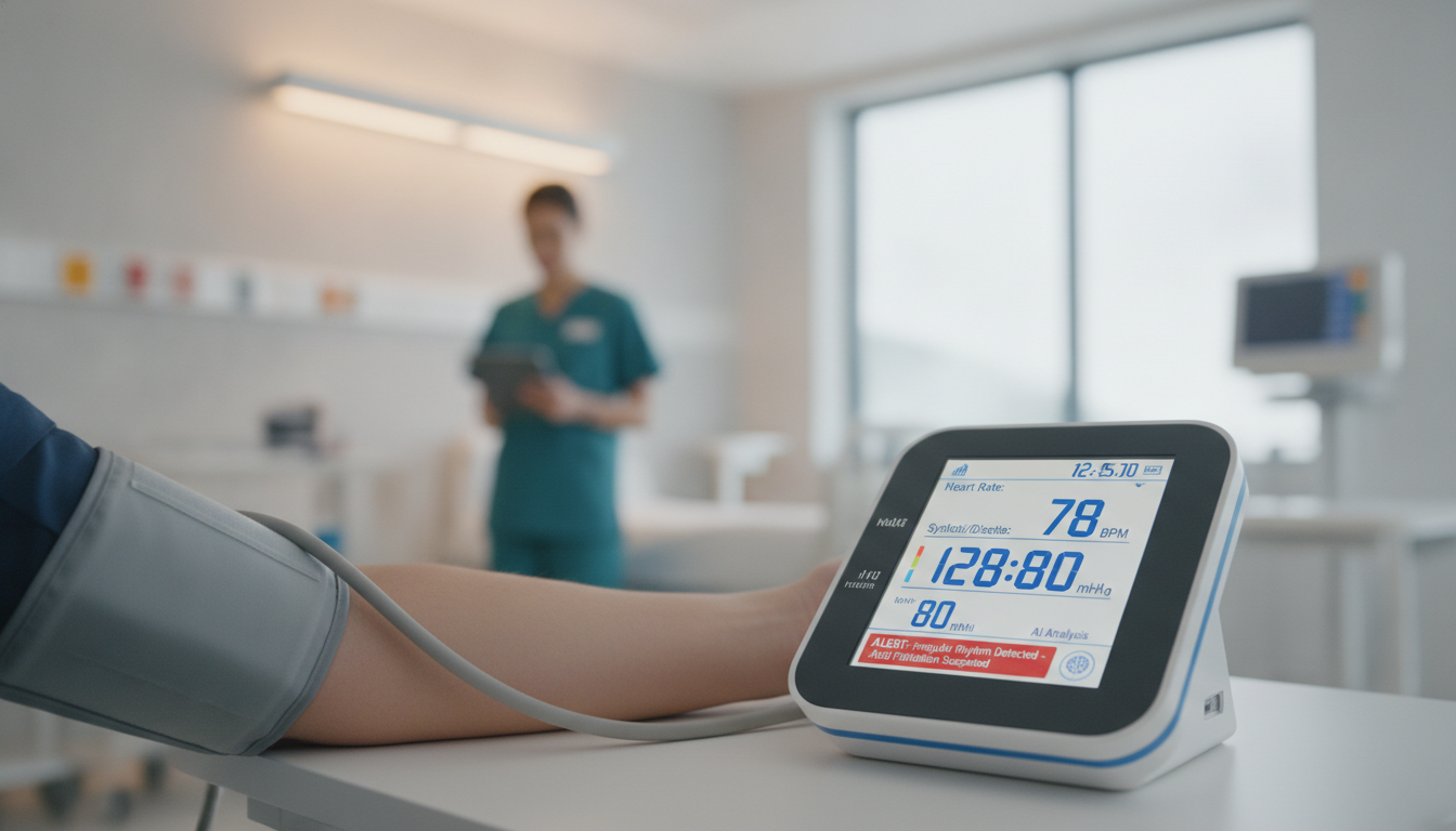 Medidor de Pressão com Inteligência Artificial Deteta Arritmia