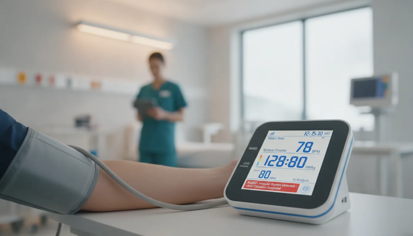 Medidor de Pressão com Inteligência Artificial Deteta Arritmia