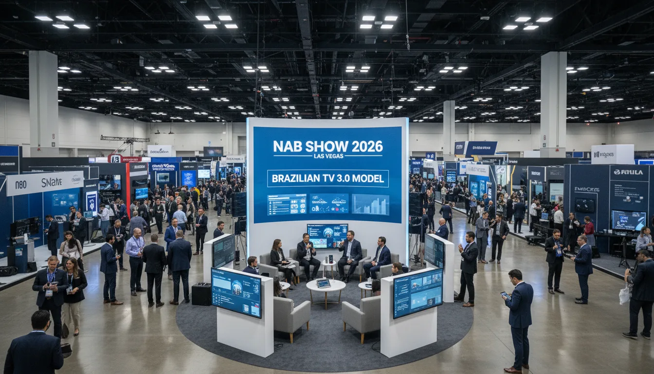 Evento NAB Show 2026 com destaque para o Modelo Brasileiro 3.0 de TV | Imagine Company - Agência de Marketing e Vendas em Goiânia - GO - BRASIL
