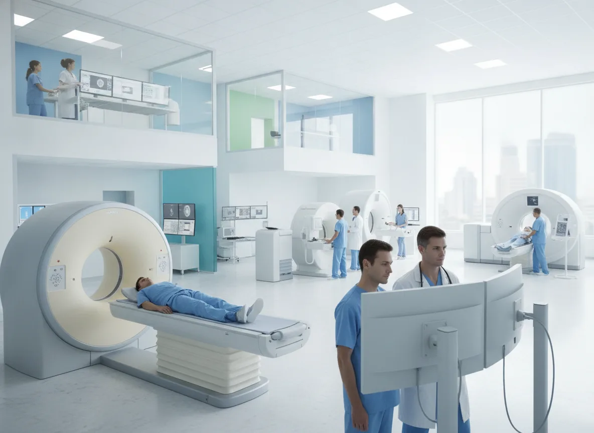 Profissionais de saude em laboratorio de diagnostico por imagem | Imagine Company - Agência de Marketing e Vendas em Goiânia - GO - BRASIL