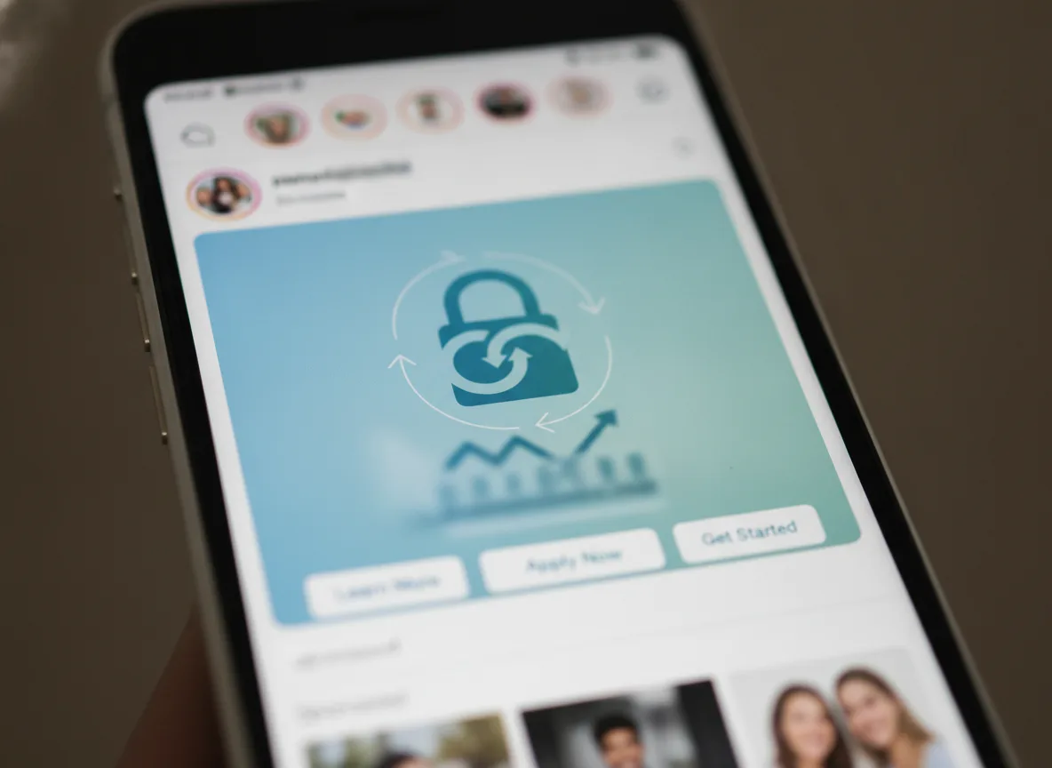 Tela de celular exibindo alerta de segurança sobre golpe de dados pessoais. | Imagine Company - Agência de Marketing e Vendas em Goiânia - GO - BRASIL