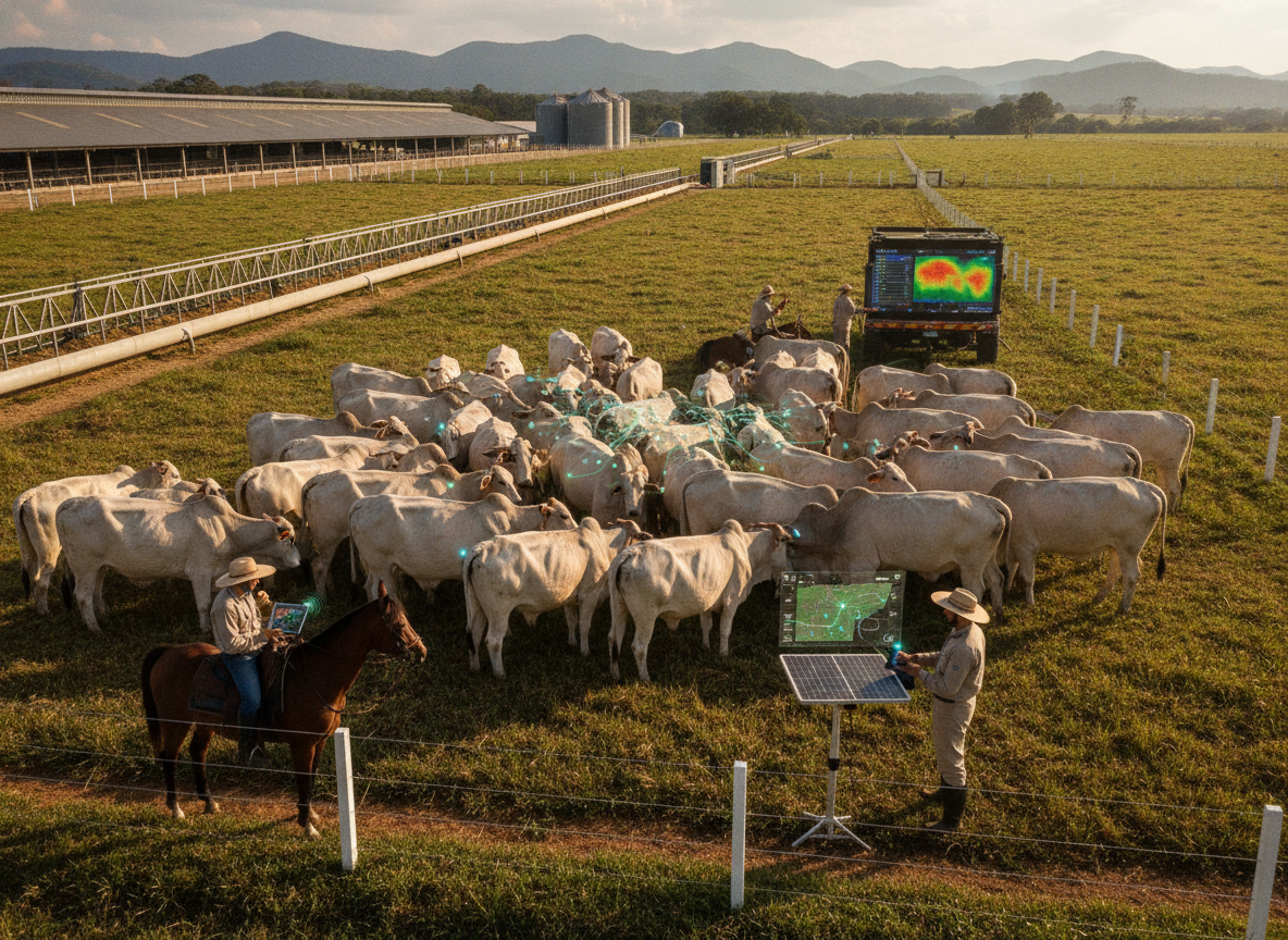Fazendeiros usando tecnologia para monitorar gado em campo aberto | Imagine Company - Agência de Marketing e Vendas em Goiânia - GO - BRASIL