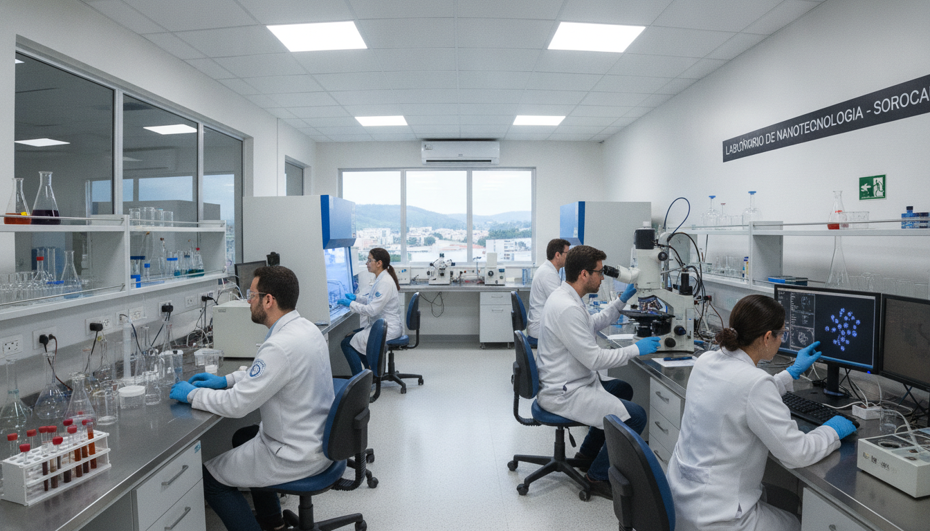 Pesquisadores em laboratório de Sorocaba desenvolvendo nano-herbicida | Imagine Company - Agência de Marketing e Vendas em Goiânia - GO - BRASIL
