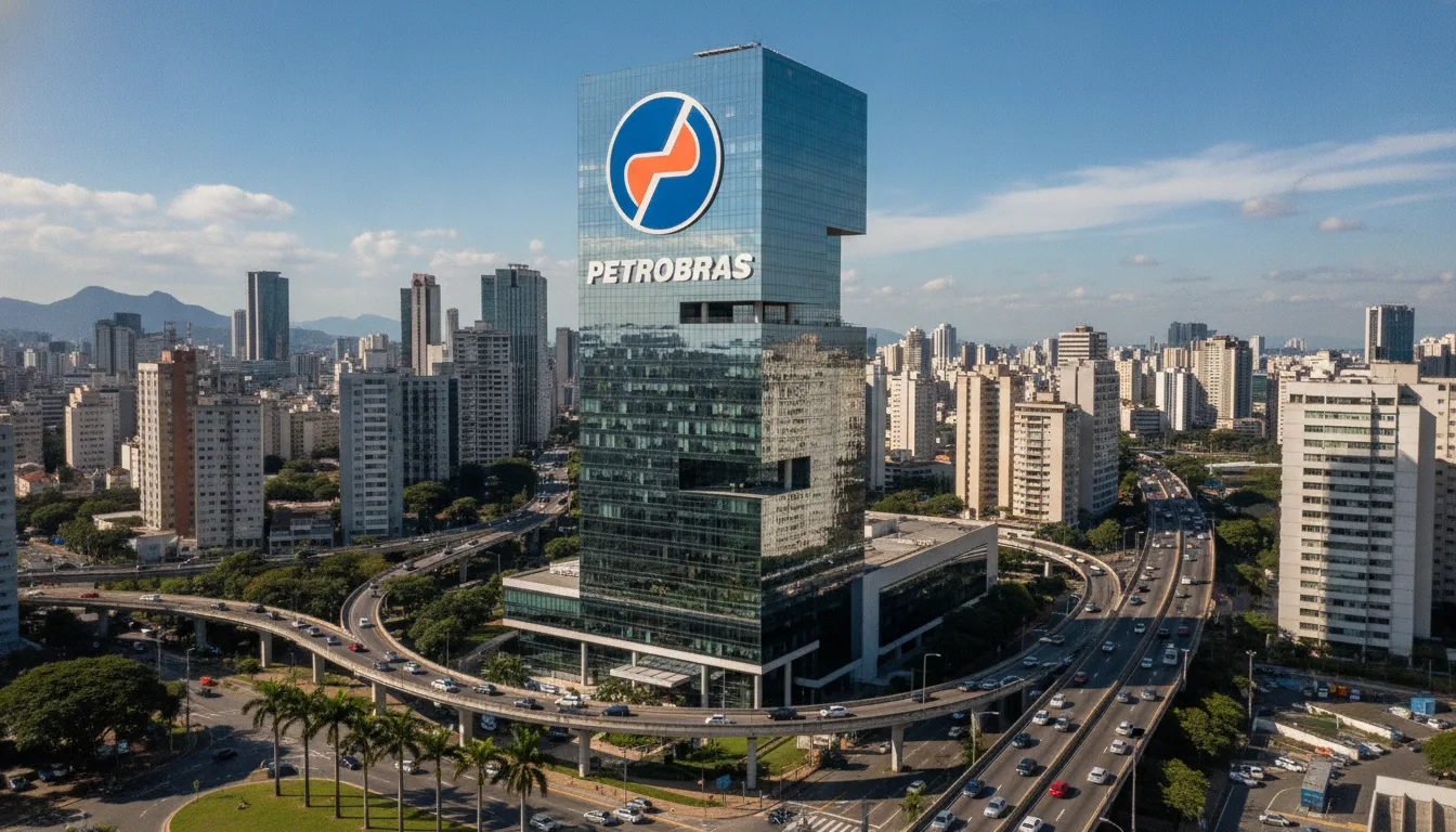 Prédio da Petrobras com logo em São Paulo | Imagine Company - Agência de Marketing e Vendas em Goiânia - GO - BRASIL
