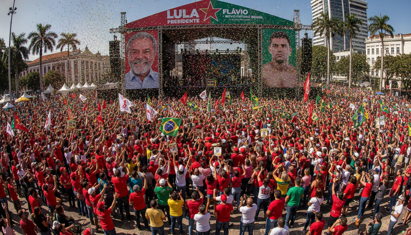 Reta Final: Disputa Acirrada entre Lula e Flávio Aquece Cenário Político
