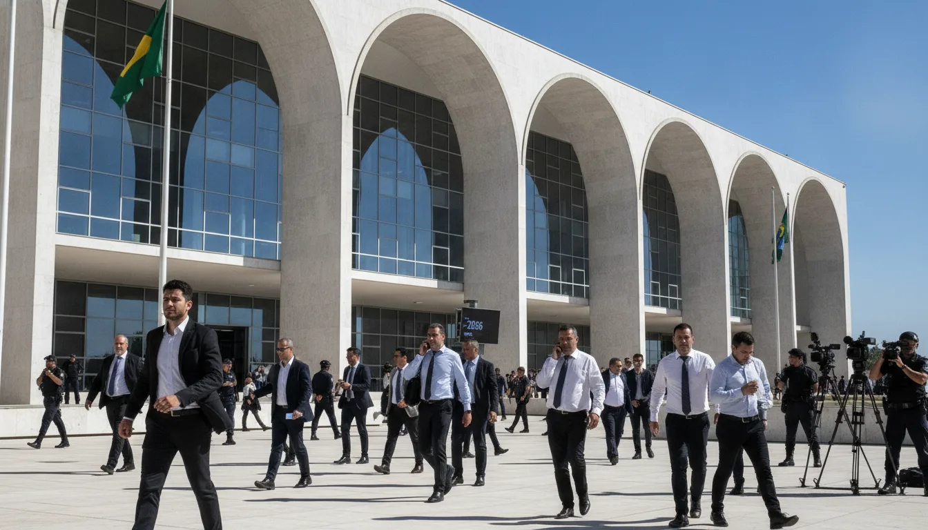 Grupo de pessoas em frente ao prédio do STF em Brasília | Imagine Company - Agência de Marketing e Vendas em Goiânia - GO - BRASIL