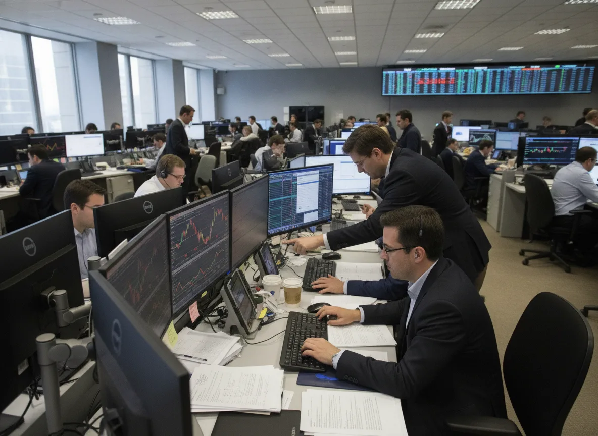 Corretoras analisando gráficos em computadores, refletindo impacto da Selic e Petrobras | Imagine Company - Agência de Marketing e Vendas em Goiânia - GO - BRASIL