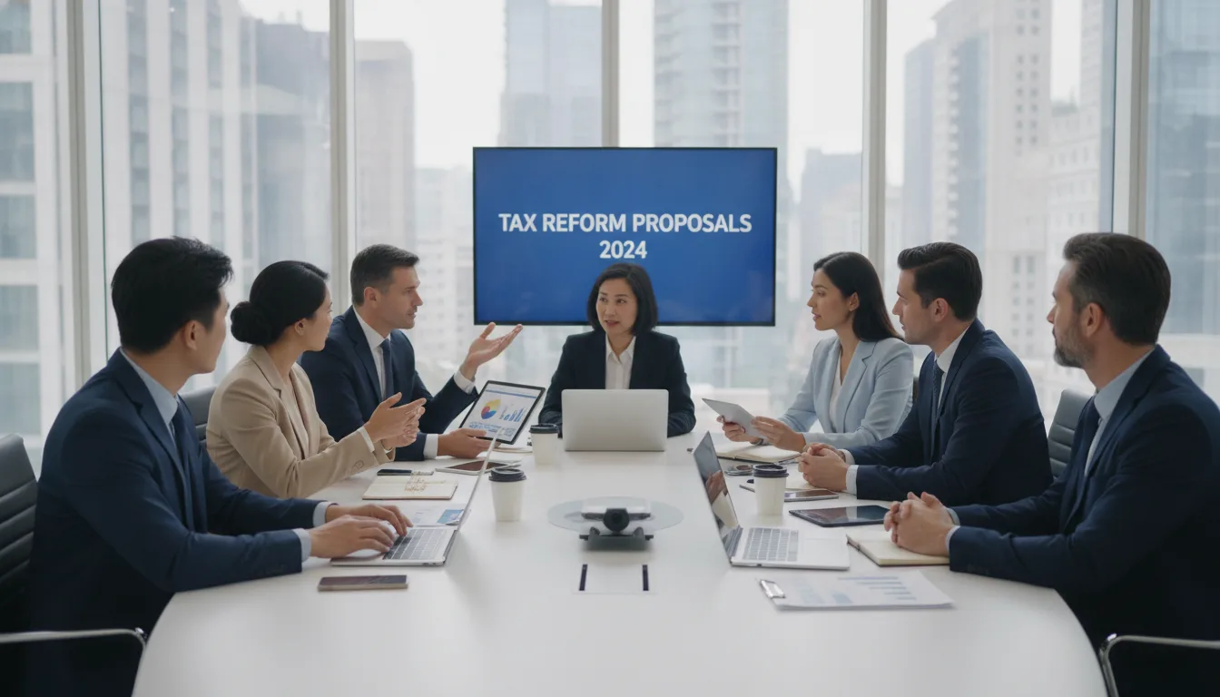 Reunião empresarial sobre propostas de reforma tributária 2024 | Imagine Company - Agência de Marketing e Vendas em Goiânia - GO - BRASIL