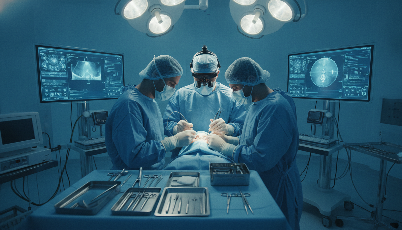 Médicos em cirurgia de glaucoma e catarata no SUS, sala de operação moderna | Imagine Company - Agência de Marketing e Vendas em Goiânia - GO - BRASIL