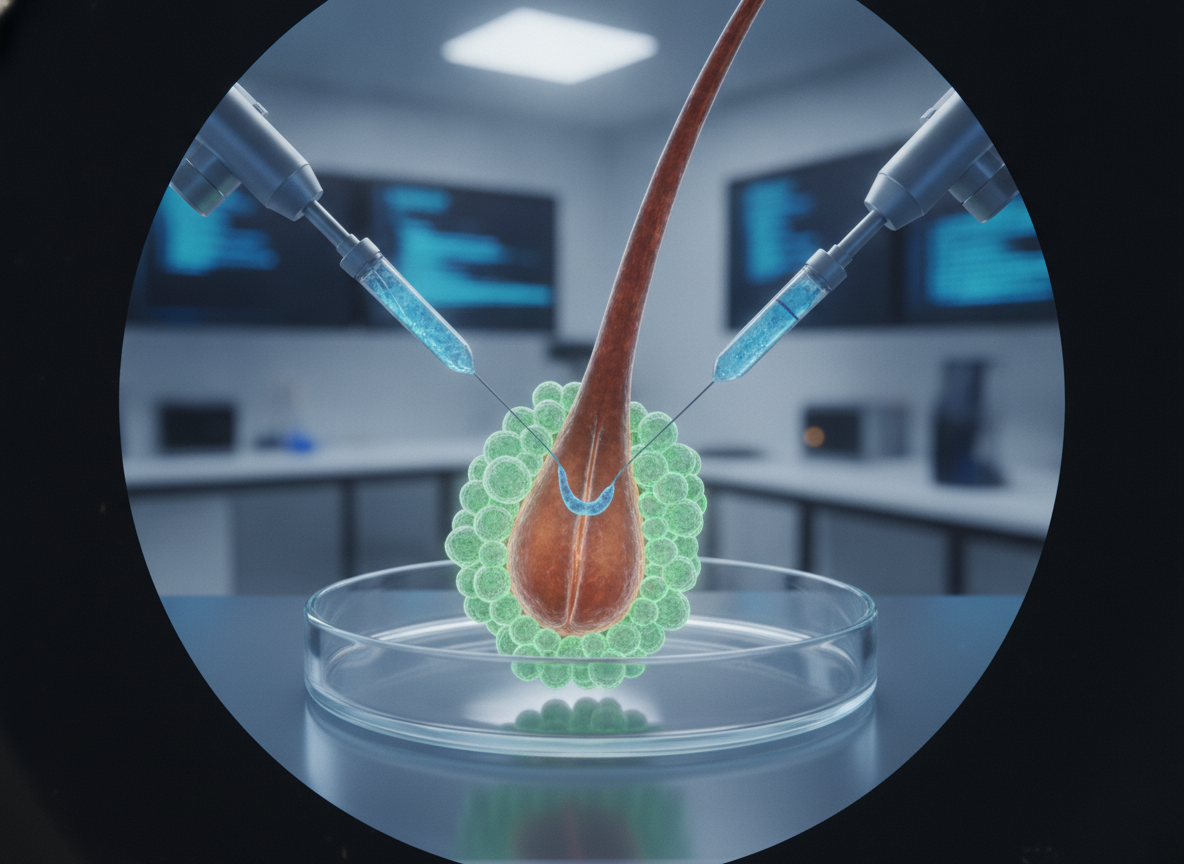 Imagem de laboratório com tecnologia para multiplicação de fios de cabelo | Imagine Company - Agência de Marketing e Vendas em Goiânia - GO - BRASIL