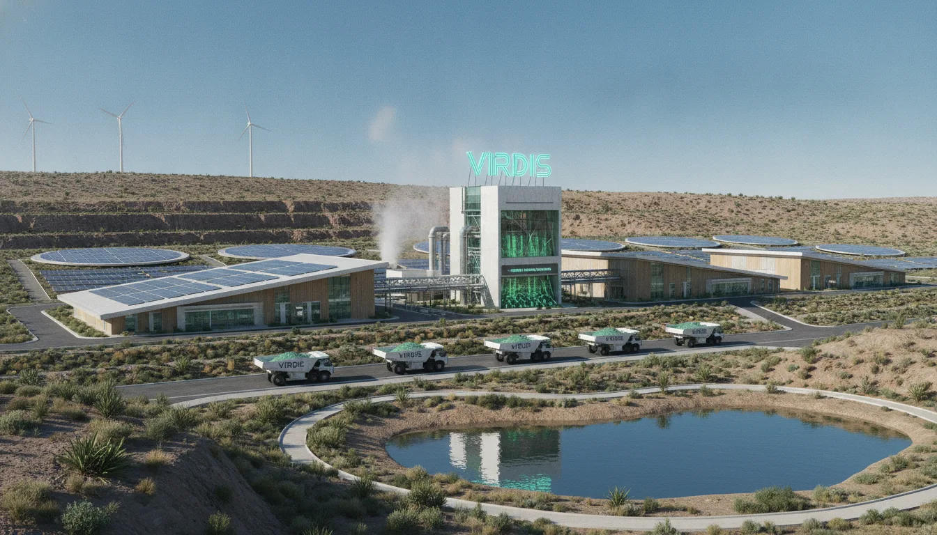 Planta sustentável Virdis com painéis solares e turbinas eólicas | Imagine Company - Agência de Marketing e Vendas em Goiânia - GO - BRASIL