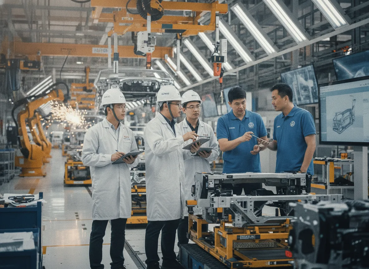 Engenheiros na fábrica da Volkswagen discutem o retorno da Kombi | Imagine Company - Agência de Marketing e Vendas em Goiânia - GO - BRASIL
