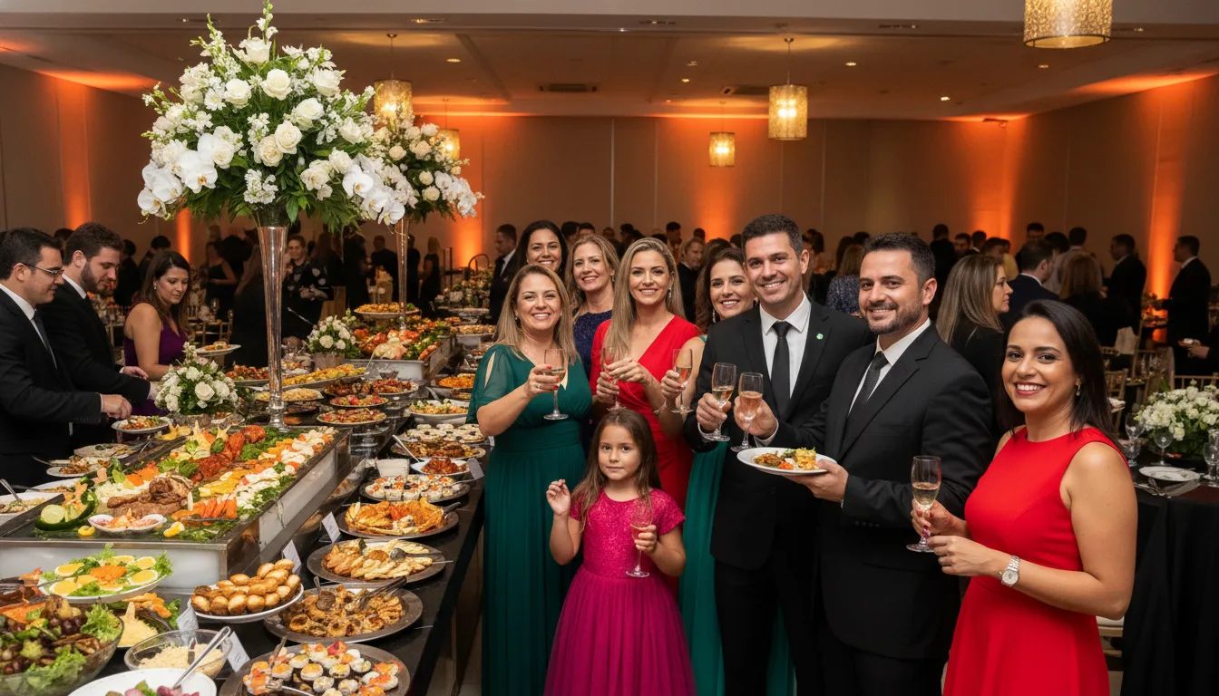 Buffets e casas de festas